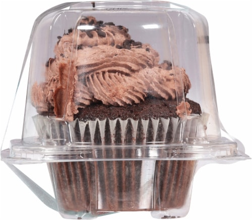 Kimberley's Bakeshoppe Chocolate Filled Gourmet Cupcake Perspective: left