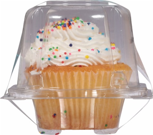 Kimberley's Bakeshoppe Vanilla Filled Gourmet Jumbo Cupcake Perspective: left