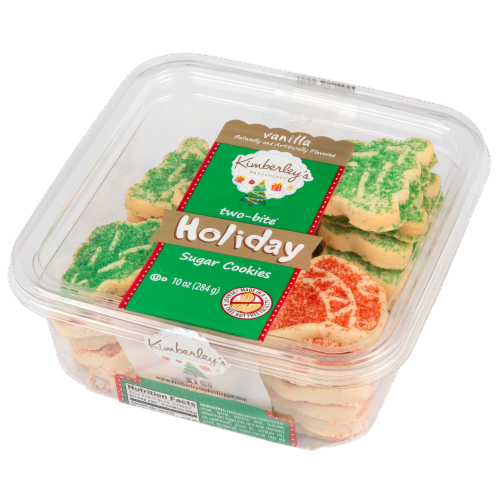 Kimberley's Bakeshoppe Holiday Mini Sugar Cookies Perspective: left