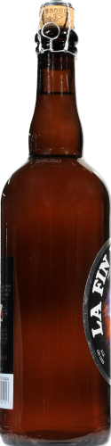 Unibroue La Fin Du Monde Ale Beer Single Bottle Perspective: left