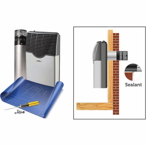 Martin Direct Vent Propane Wall Heater with Built In Thermostat, 20,000