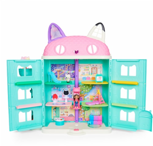 Gabby’s Dollhouse, Gabby and Friends Figure Set with Rainbow Doll