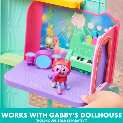 Spin Master™ Gabby's Dollhouse Daniel James Catnip's Groovy Music Room Perspective: left