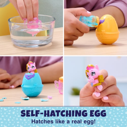 Hatchimals Alive Surprise Mini Figures Toy in Self-Hatching Egg Perspective: left