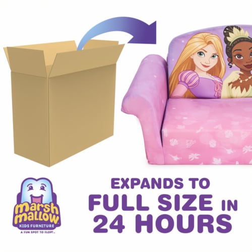 Marshmallow Furniture Kids 2-n-1 Flip Open Foam Compressed Sofa, Disney  Princess, 1 Piece - Kroger