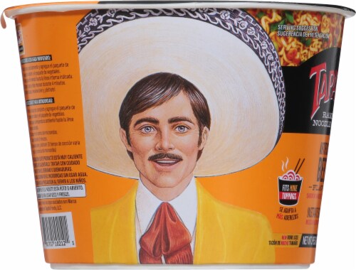 Tapatio Beef Flavor Ramen Bowl Perspective: left