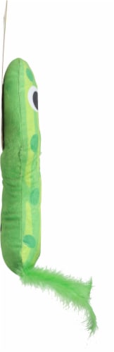 Pet Zone® Jumbo Pickle Kicker Cat Toy Perspective: left