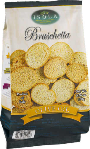 Isola Olive Oil Bruschetta Perspective: left