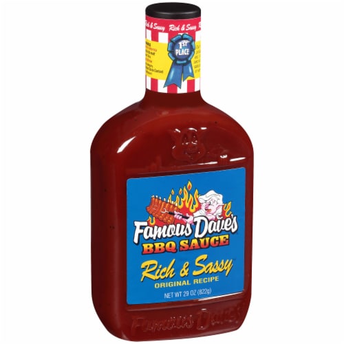 Famous Dave's Rich and Sassy BBQ Sauce Perspective: left