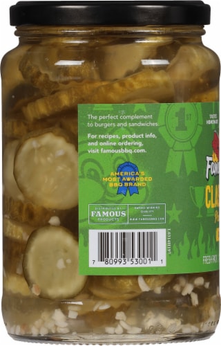 Famous Dave's® Classic Dill Pickle Chips Perspective: left