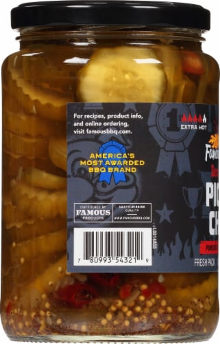 Famous Dave's® Devil's Spit Pickle Chips Perspective: left