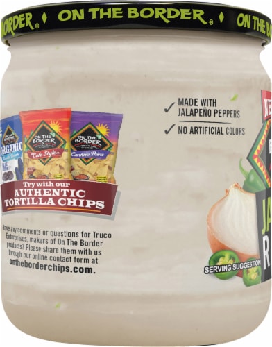 On the Border® Jalapeno Ranch Dip Perspective: left