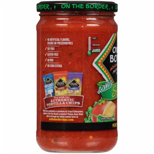 On The Border Mild Salsa Perspective: left