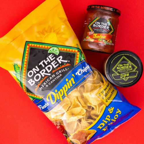 On The Border® Fiesta Dippin' Tortilla Chips Perspective: left