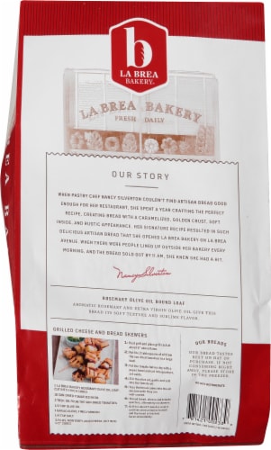 La Brea Bakery Round Rosemary Olive Oil Round Perspective: left