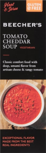 Beecher's Tomato Cheddar Soup Perspective: left