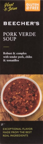 Beecher's Pork Verde Soup Perspective: left