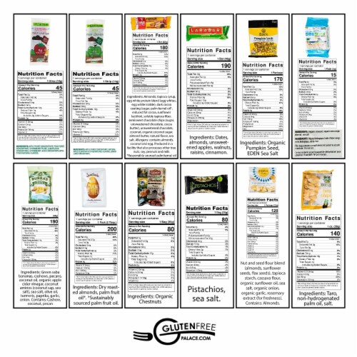 SNACK ATTACK PALEO SNACK BOX [25 COUNT] PALEO DIET SNACKS, GLUTEN FREE, DAIRY FREE, KOSHER Perspective: left
