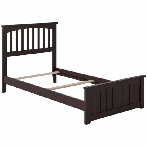 Atlantic Furniture Mission Twin Spindle Bed in Espresso, 1 Kroger