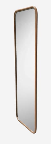Elsa Rounded Rectangular Wall Mirror Perspective: left