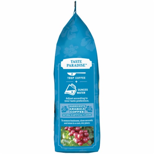 Kauai Coffee® Vanilla Macadamia Nut Ground Coffee Perspective: left