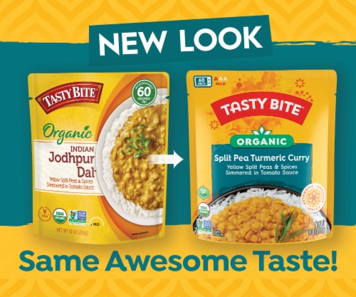 Tasty Bite® Organic Split Pea Turmeric Curry Perspective: left