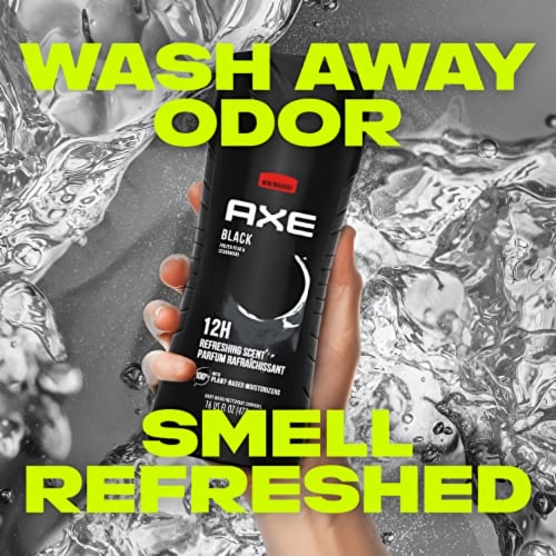 Axe Black Body Wash for Men 16 oz. (Pack of 12) Perspective: left