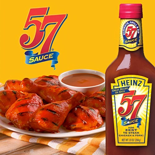 Heinz 57 Sauce 10oz (Pack of 36) Perspective: left