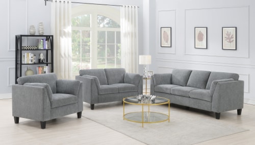 Emerald home Furnishing Daria Loveseat Perspective: left