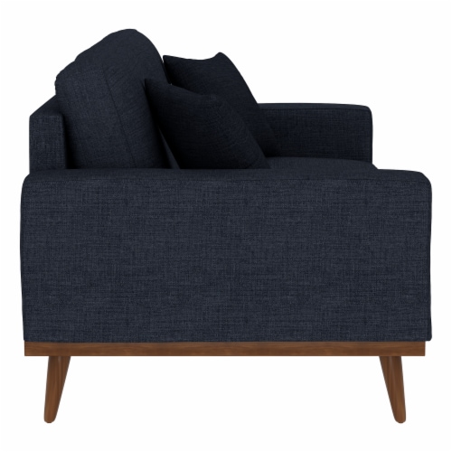 Emerald Home Furnishings Lakeview Presley Sofa - Navy Blue Perspective: left