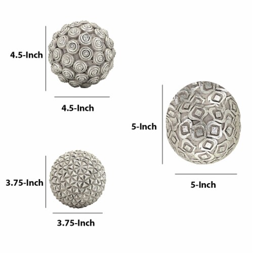 Silver discount decorative balls