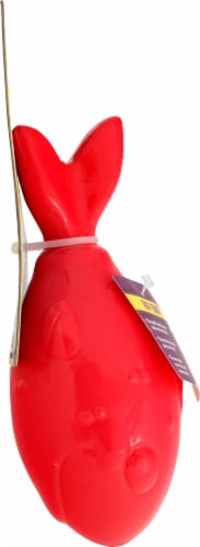 Multipet Ruff Enuff Lobberz Fish Dog Toy - Assorted Perspective: left