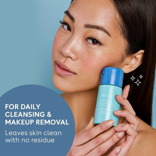 Nuria - Hydrate Refreshing Micellar Water, No-Rinse Makeup Remover Water with Sage Leaf Oil, Perspective: left