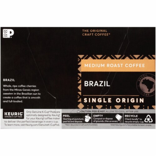 Peet's® Single-Origin Brazil Medium Roast K-Cup® Coffee Pods Perspective: left