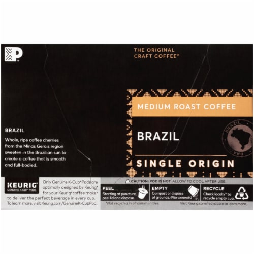 Peet's® Single-Origin Brazil Medium Roast K-Cup® Coffee Pods Perspective: left
