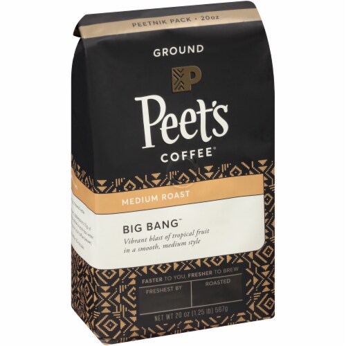 Peet's Coffee Big Bang Medium Roast Ground Coffee Perspective: left