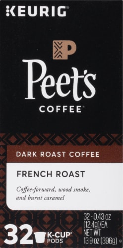 Peet's® French Roast Dark Roast K-Cup Coffee Pods Perspective: left