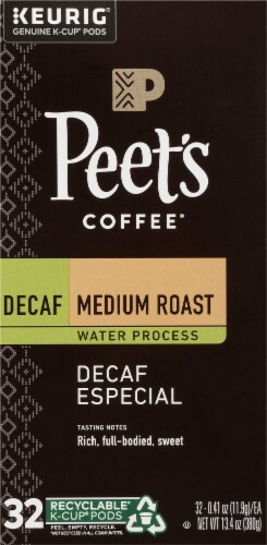 Peet's® Decaf Especial Medium Roast K-Cup Coffee Pods Perspective: left