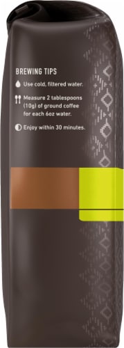 Peet's Coffee Decaf French Roast Dark Roast Ground Coffee Perspective: left