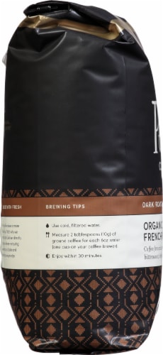 Peet's® French Roast Dark Roast Organic Whole Bean Coffee Perspective: left