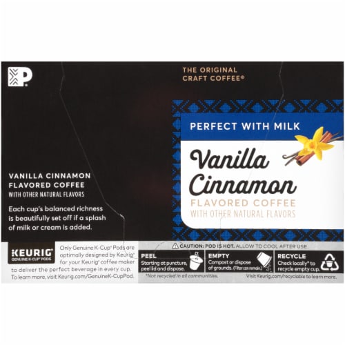 Peet's Coffee® Vanilla Cinnamon K-Cup Coffee Pods Perspective: left