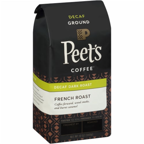 Peet's Coffee French Roast Dark Roast Ground Coffee Perspective: left