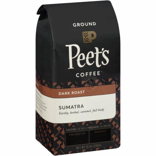 Peet's Coffee Sumatra Dark Roast Ground Coffee Perspective: left