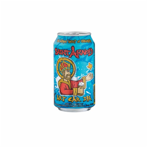 Saint Arnold Art Car IPA Craft Beer Perspective: left
