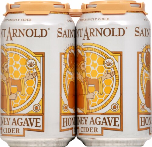 Saint Arnold Honey Agave Cider Perspective: left
