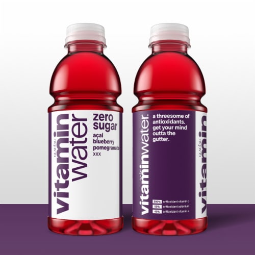 Vitaminwater® Zero Sugar Xxx Bottled Water Perspective: left