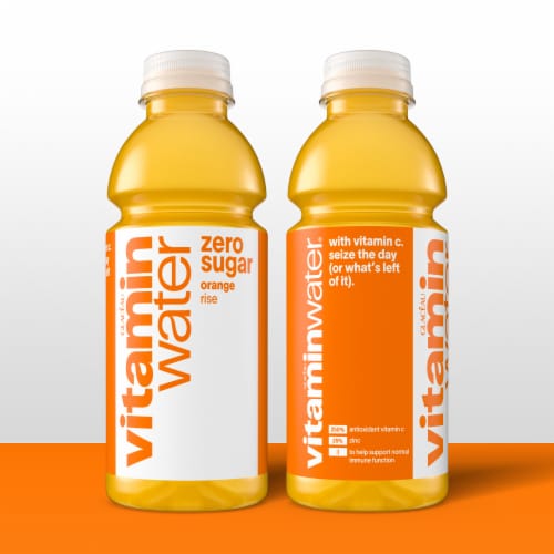 Vitaminwater® Zero Sugar Flavored Bottled Water Perspective: left