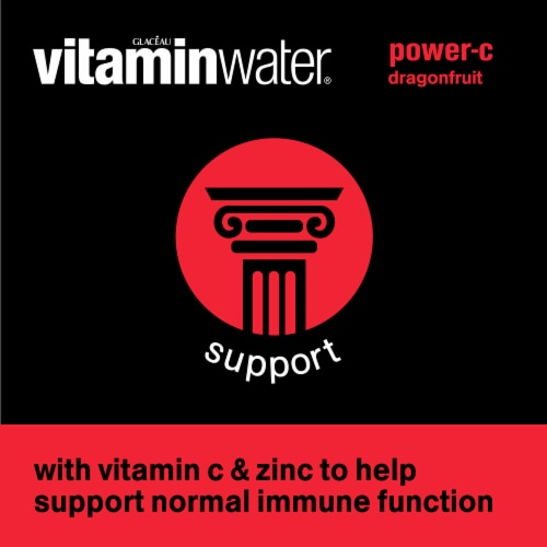 Vitaminwater® Power-C Dragonfruit Flavored Bottled Water Perspective: left
