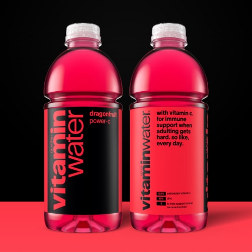 Vitaminwater® Power-C Dragonfruit Flavored Bottled Water Perspective: left
