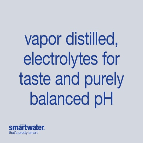 smartwater®, vapor distilled water